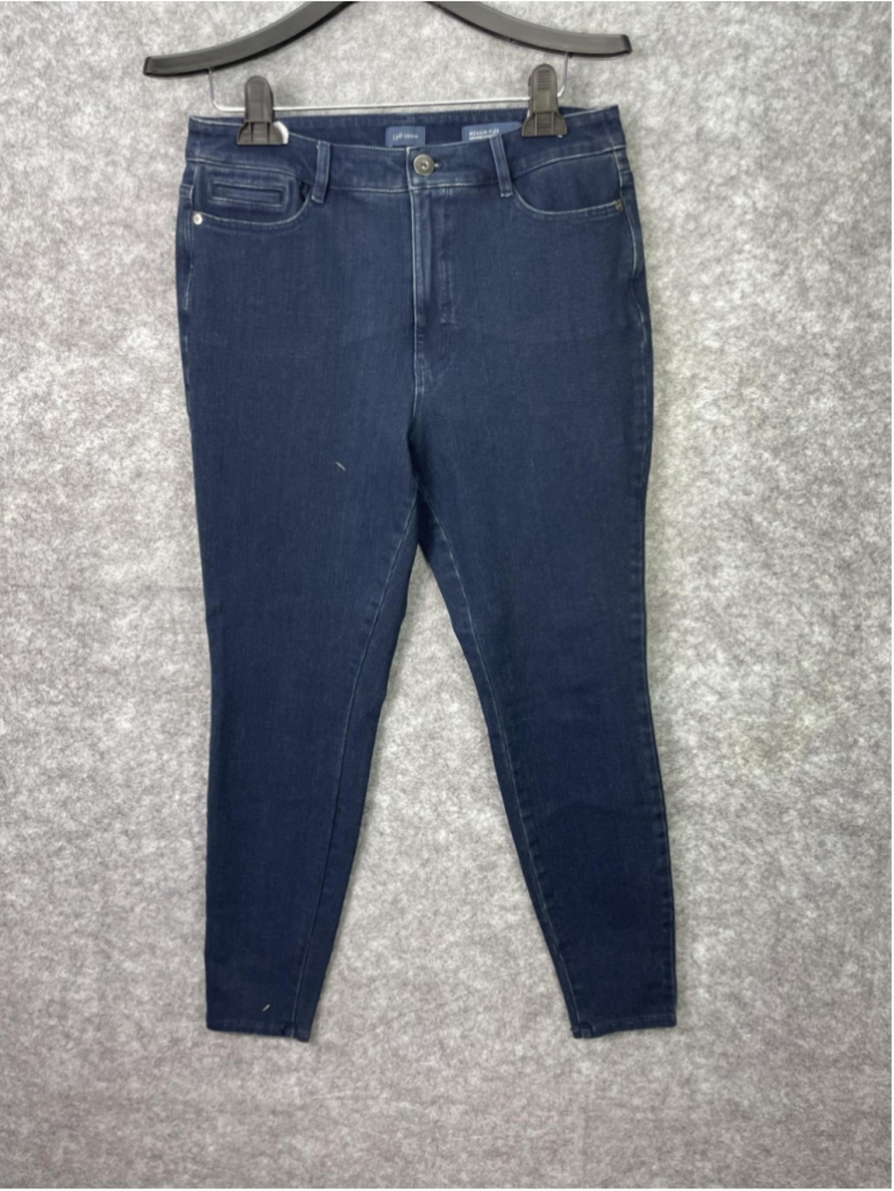 J Jill Leggings Womens 12 Blue Premium-Flex High Rise Denim Jegging Stretch
